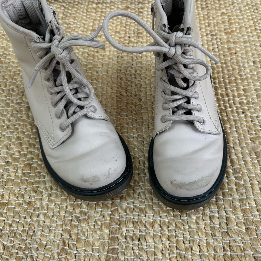 Doc Martens taupe 26634 Ain’t Wair lace up and zip up the side size 11 - Picture 7 of 10